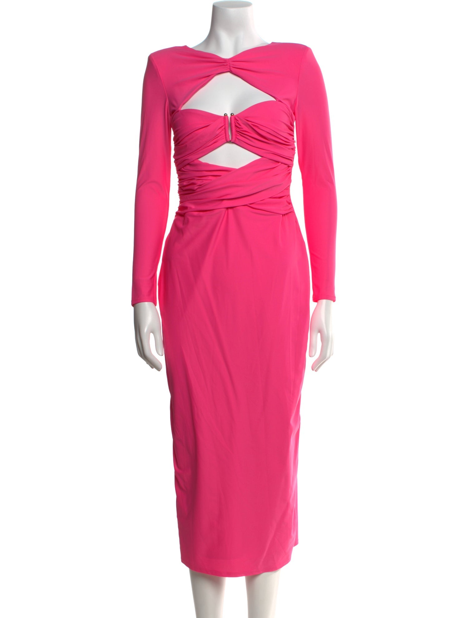 Self-Portrait Cowl Neck Long Dress