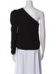 Self-Portrait One-Shoulder Long Sleeve Top