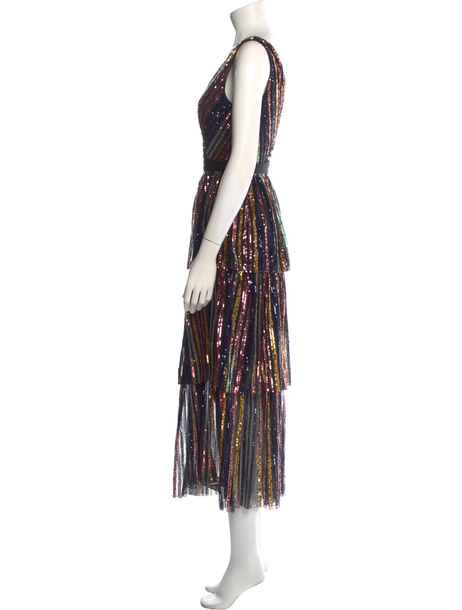 Self-Portrait Sequin Long Dress w/ Tags