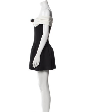 Self-Portrait Off-The-Shoulder Mini Dress