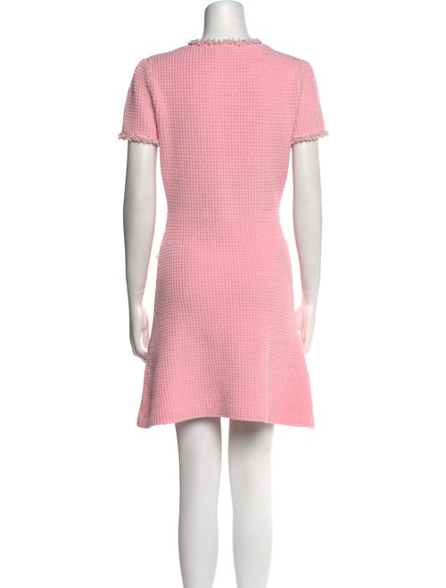 Self-Portrait Crew Neck Mini Dress