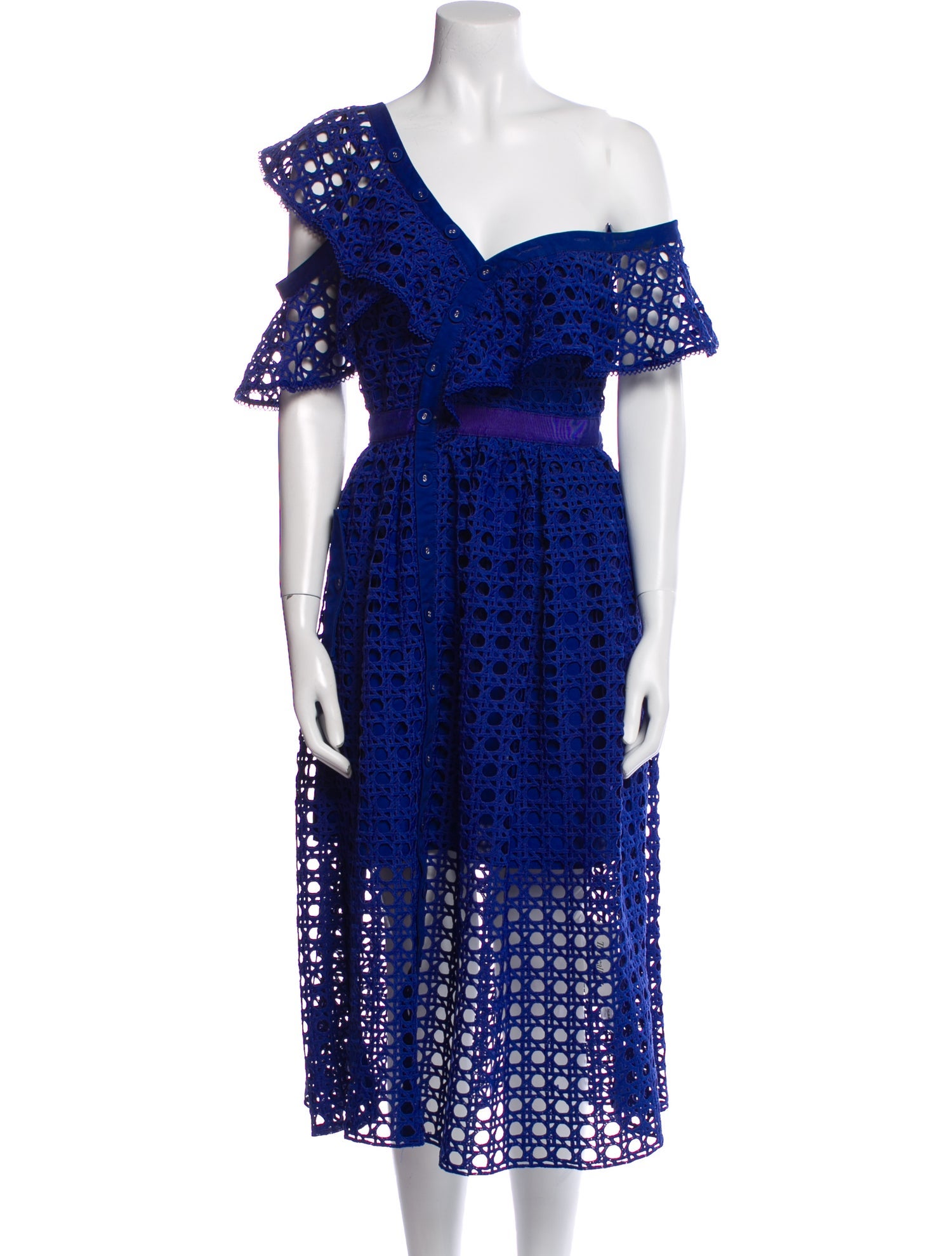 chinese dress ladies Blue Fine Lace Midi Dress – Mercantile Portland