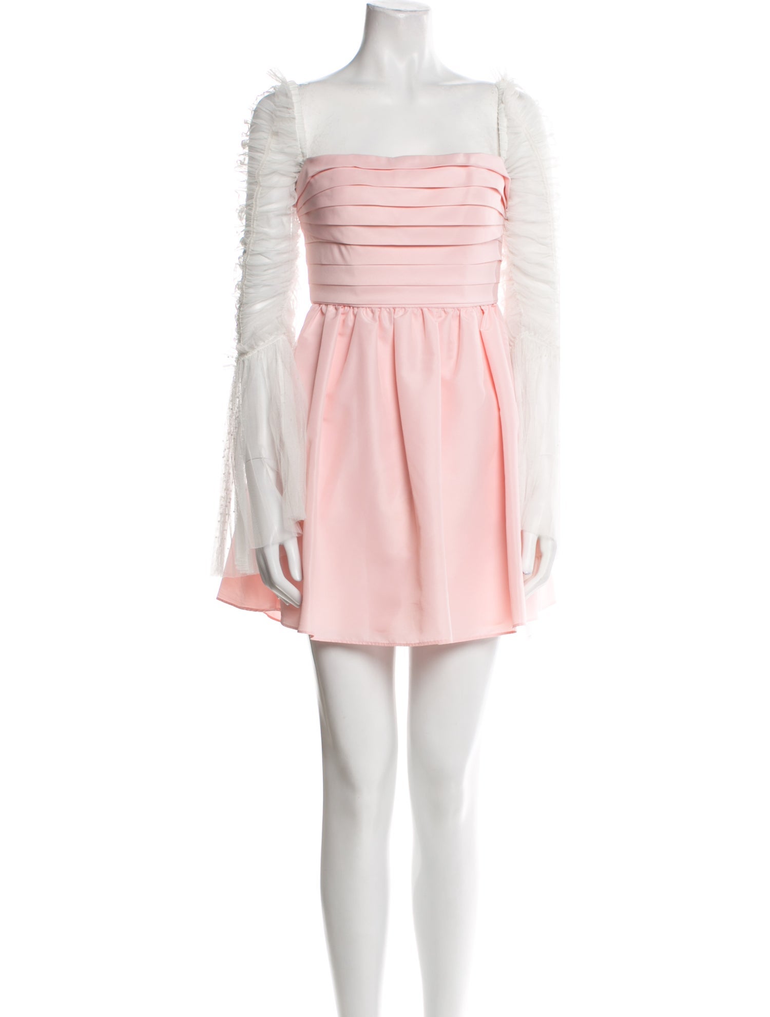 Self-Portrait Square Neckline Mini Dress