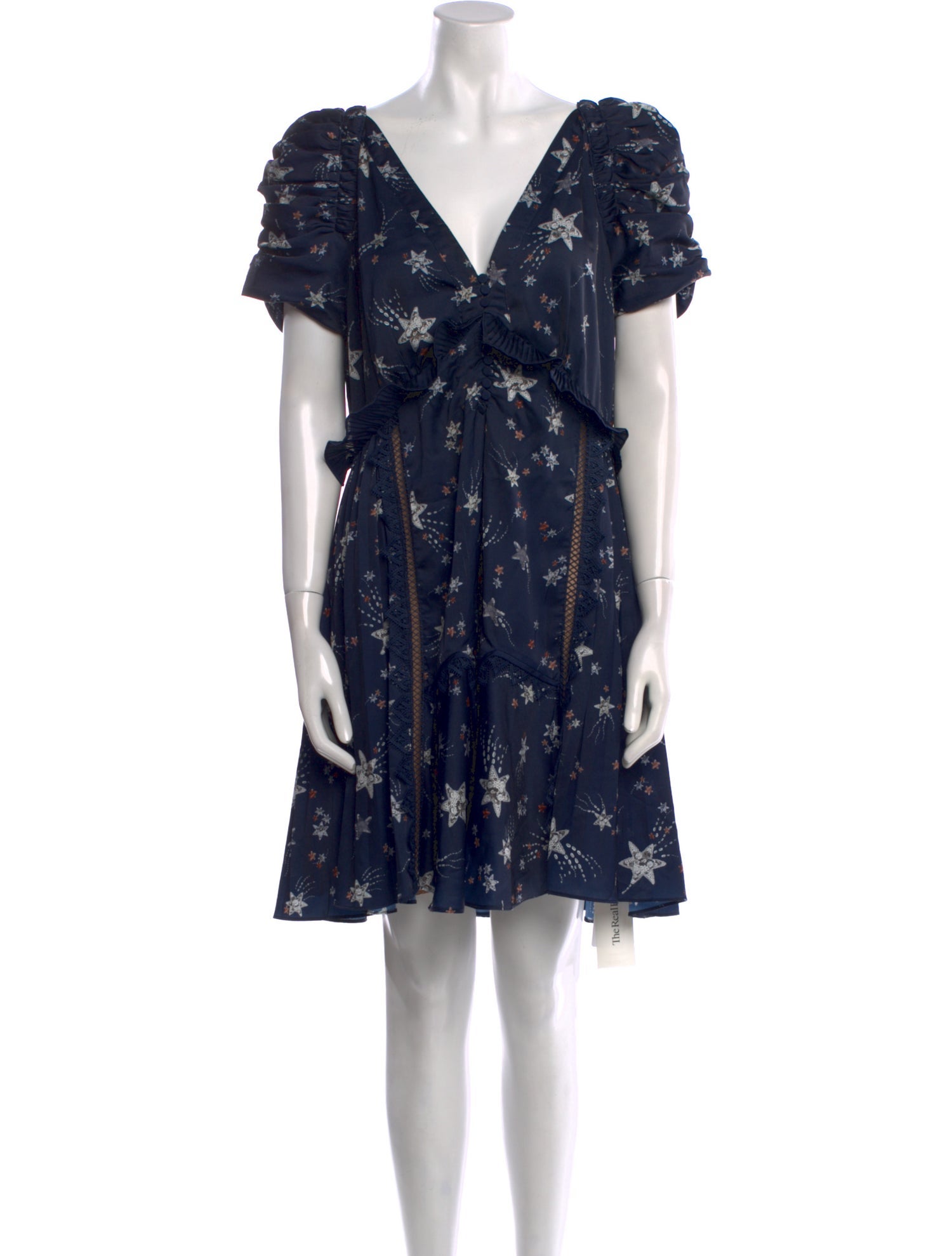 Self-Portrait Floral Print Mini Dress