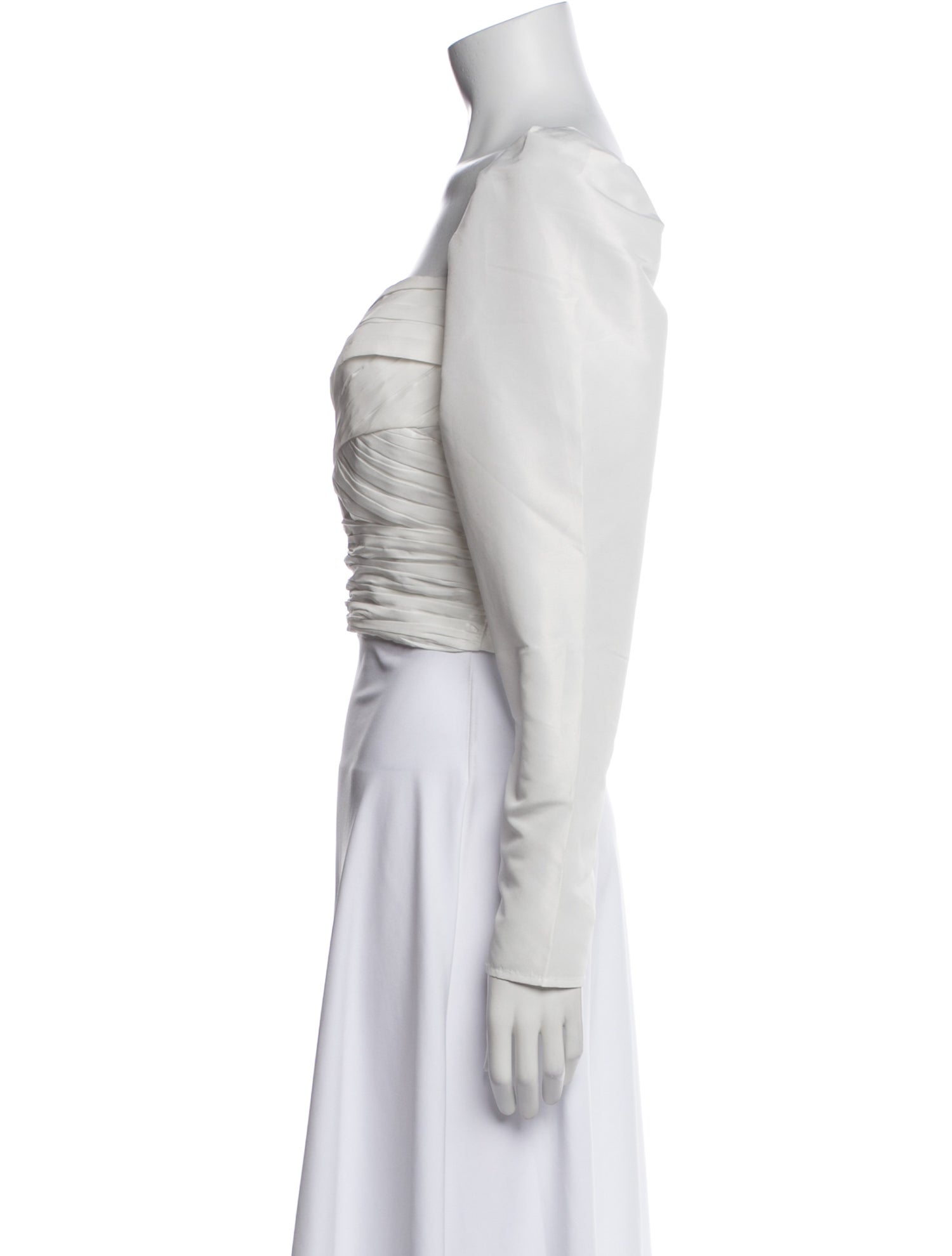 Self-Portrait Square Neckline Long Sleeve Crop Top w/ Tags