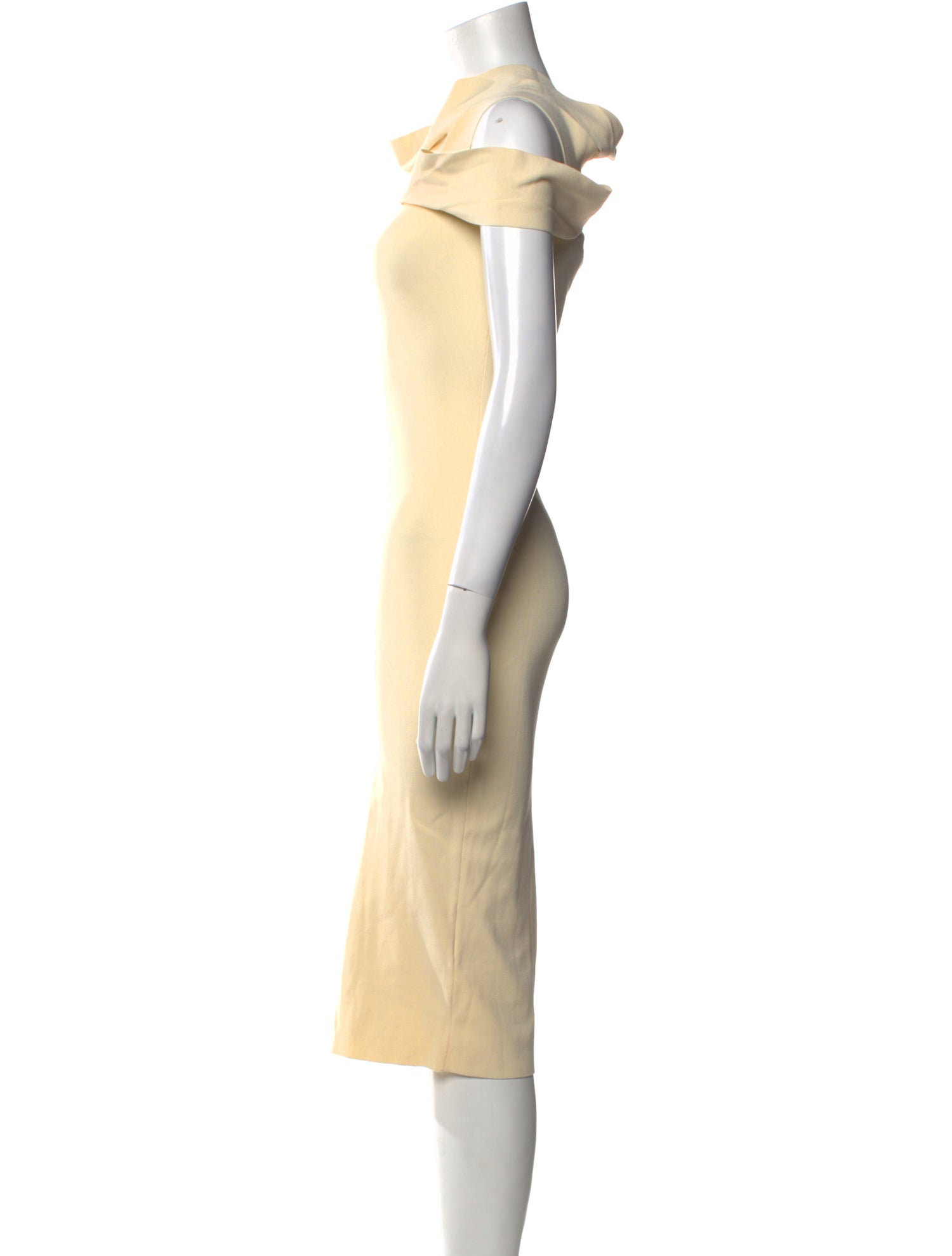 Self-Portrait Cowl Neck Knee-Length Dress