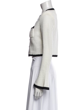 Self-Portrait Tweed Pattern Evening Jacket