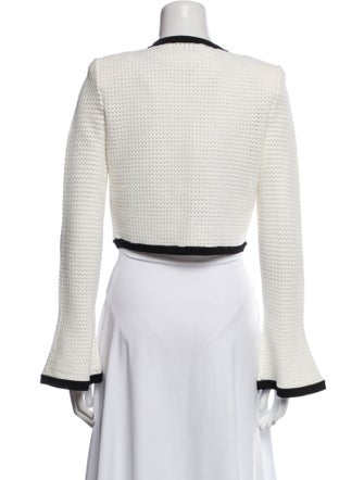 Self-Portrait Tweed Pattern Evening Jacket