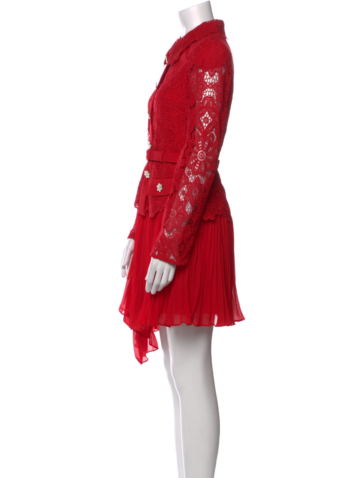 Self-Portrait Lace Pattern Mini Dress w/ Tags