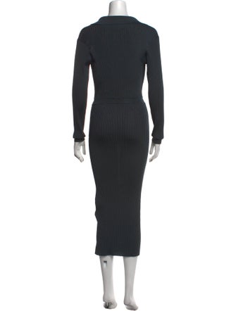 Self-Portrait V-Neck Long Dress