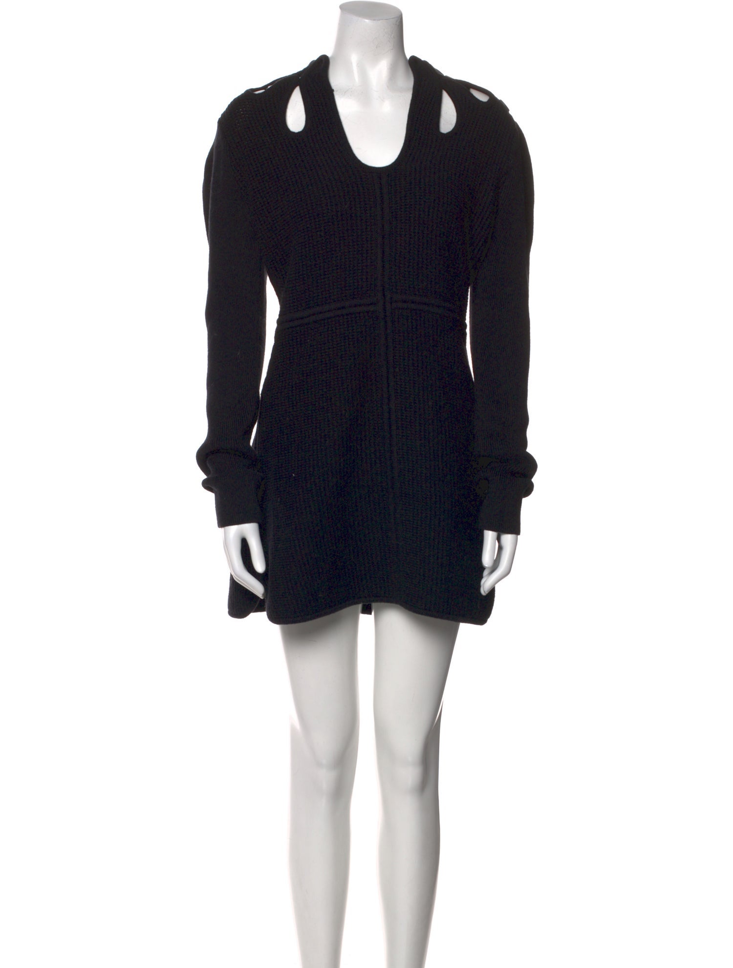 Self-Portrait Scoop Neck Mini Dress