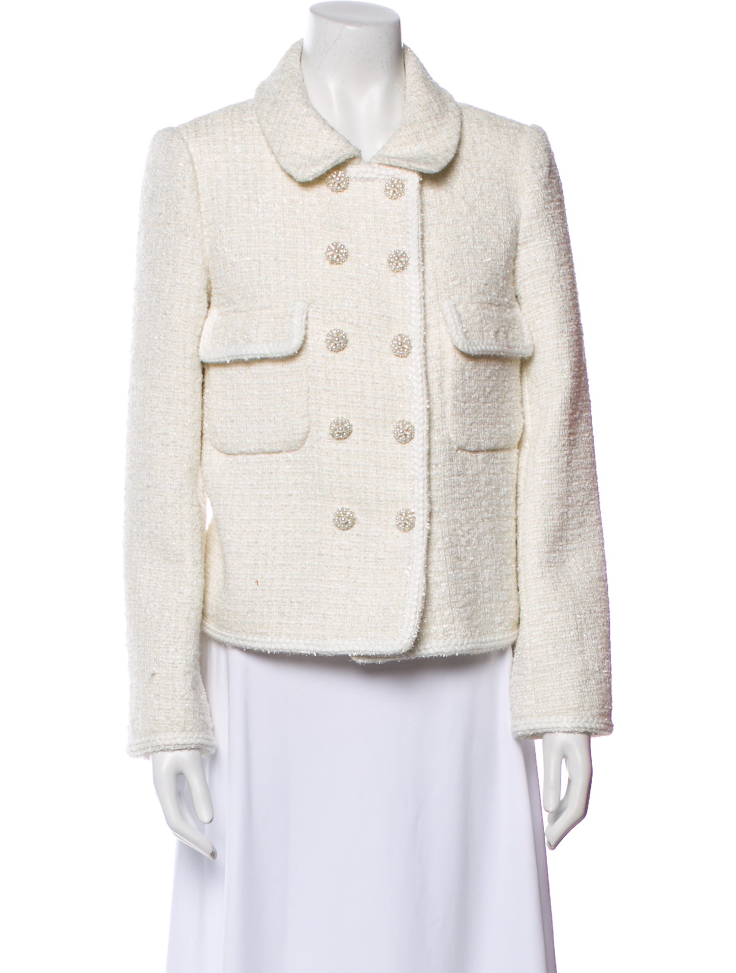 Self-Portrait Tweed Pattern Evening Jacket w/ Tags