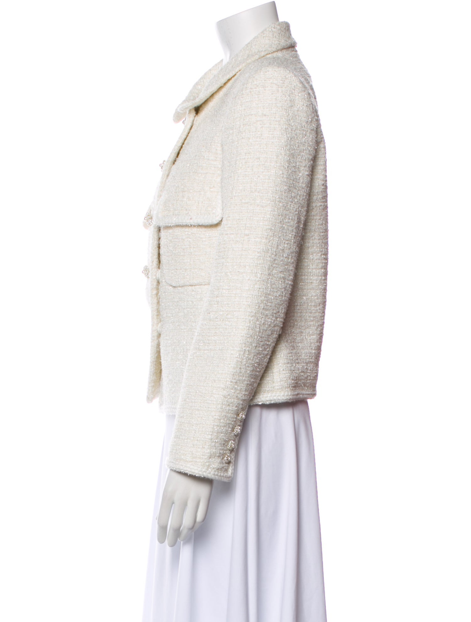 Self-Portrait Tweed Pattern Evening Jacket w/ Tags