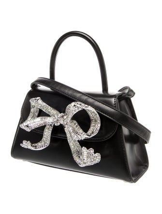 Self-Portrait Leather Top Handle Bag