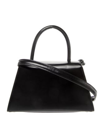 Self-Portrait Leather Top Handle Bag