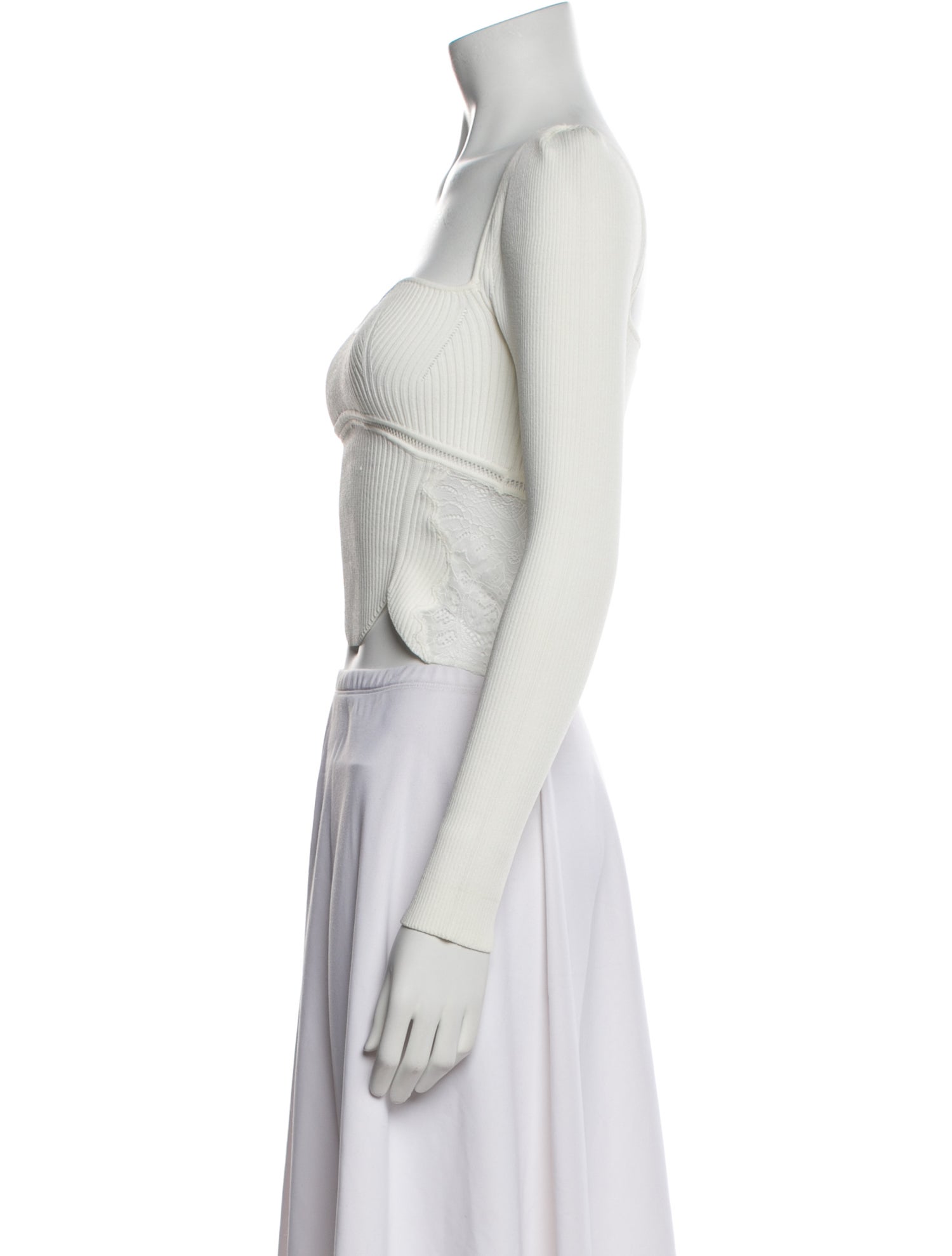 Self-Portrait Square Neckline Sweater