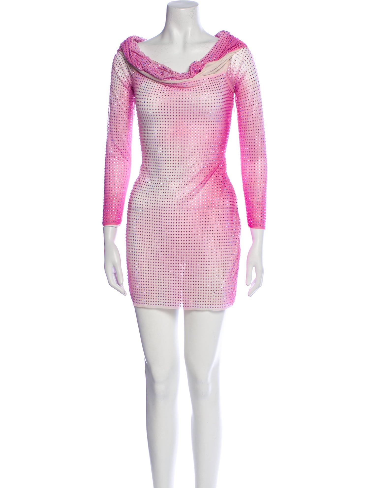 Self-Portrait Printed Mini Dress