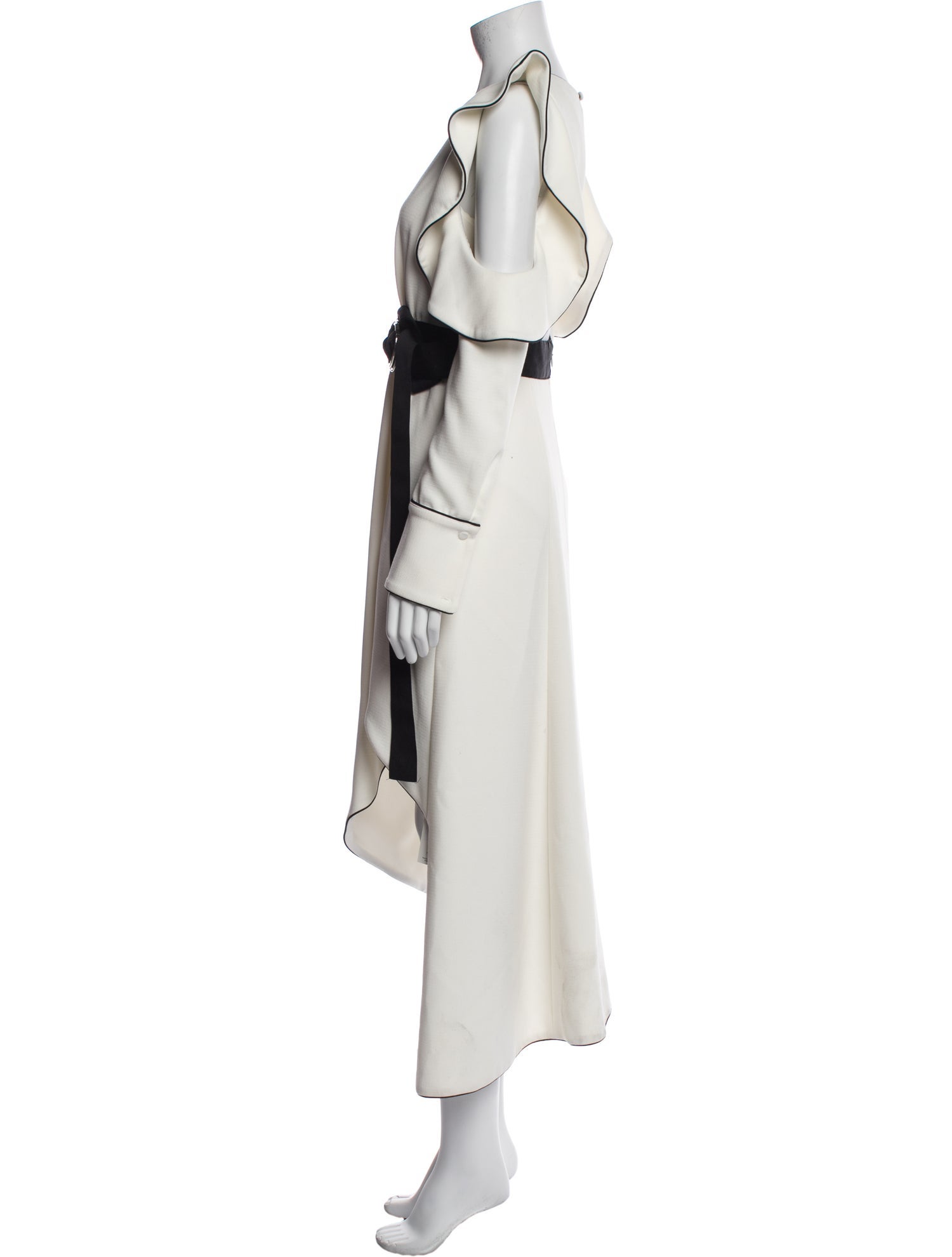 Self-Portrait V-Neck Long Dress