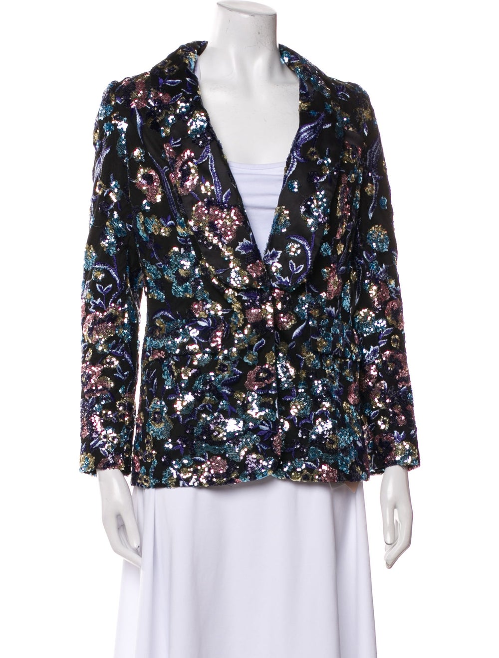 Self-Portrait Patterned Blazer - image 1