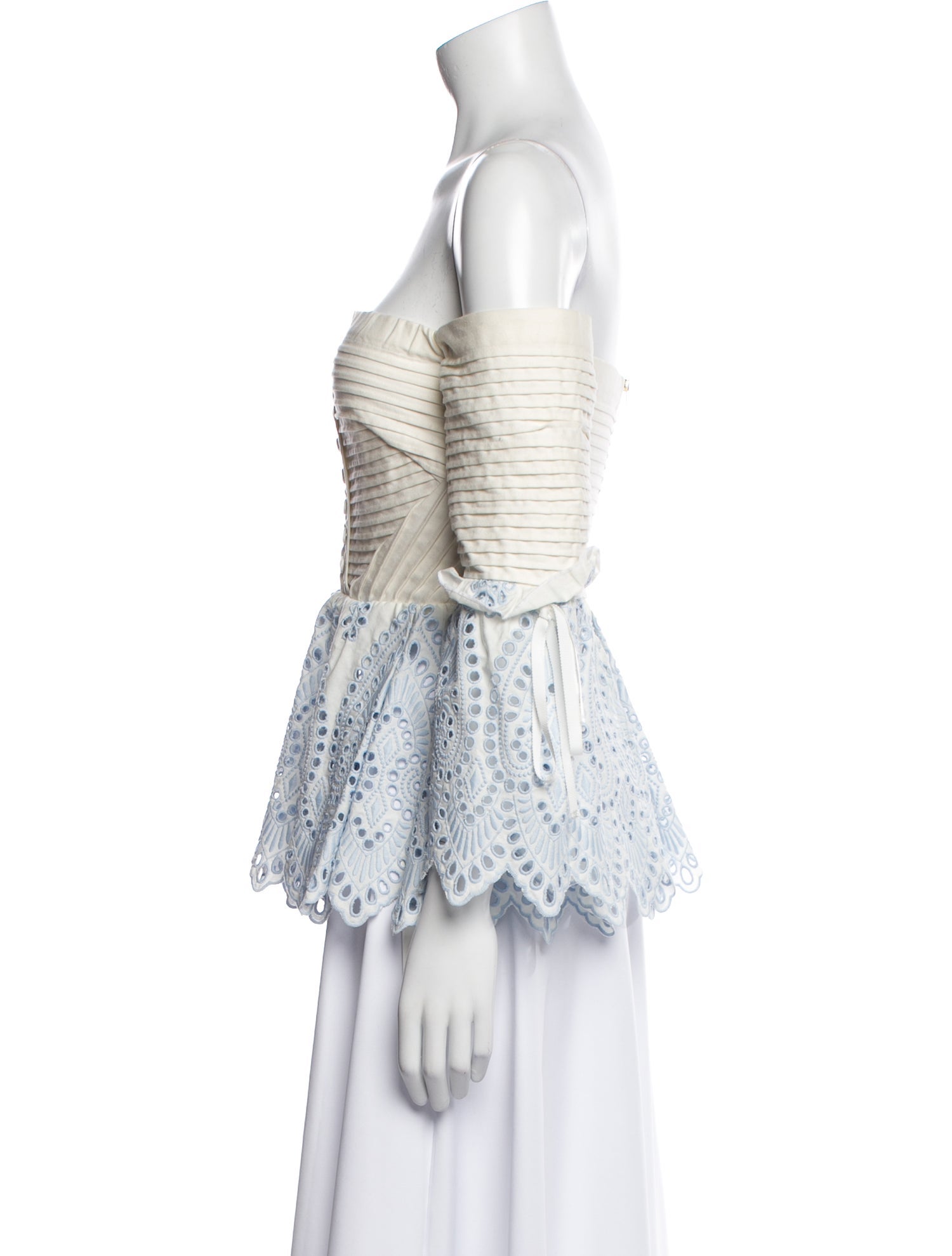 Self-Portrait Printed Off-The-Shoulder Blouse