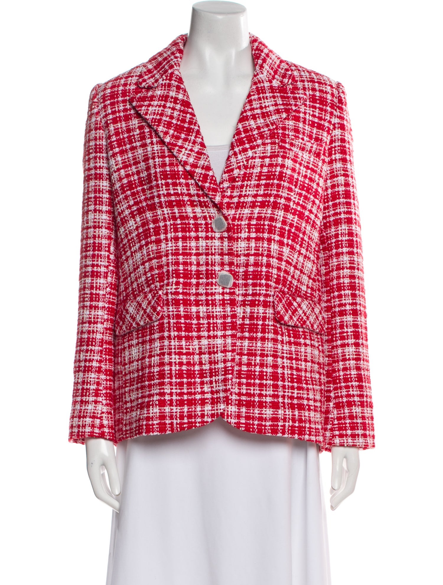 Self-Portrait Plaid Print Blazer w/ Tags
