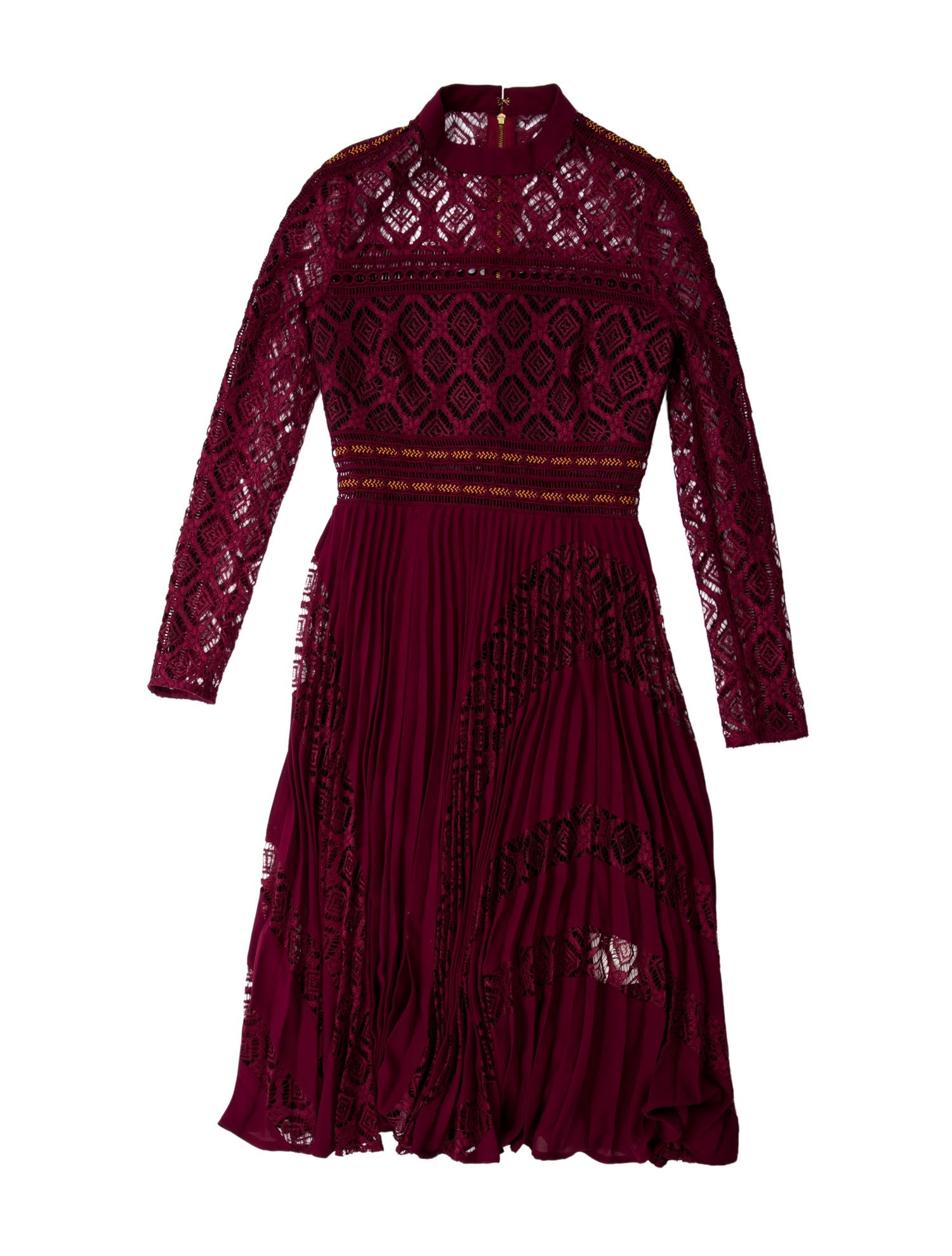 Self-Portrait Printed Midi Length Dress