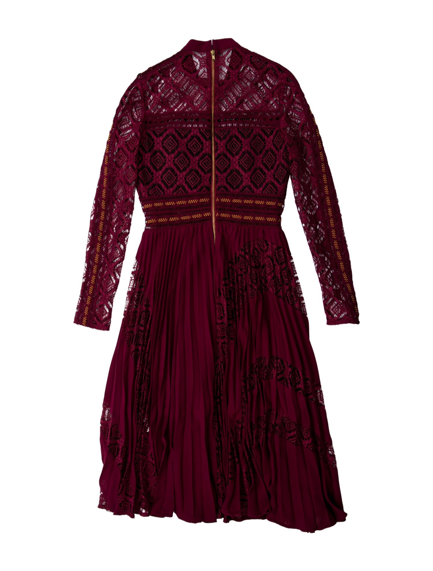 Self-Portrait Printed Midi Length Dress