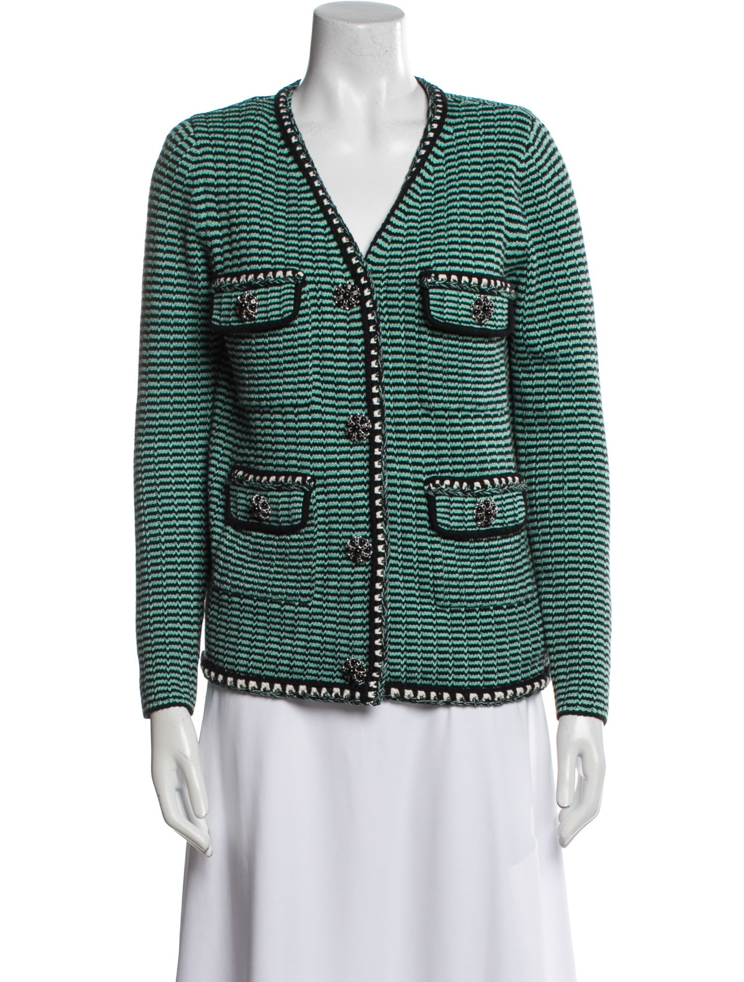 Self-Portrait Striped Blazer