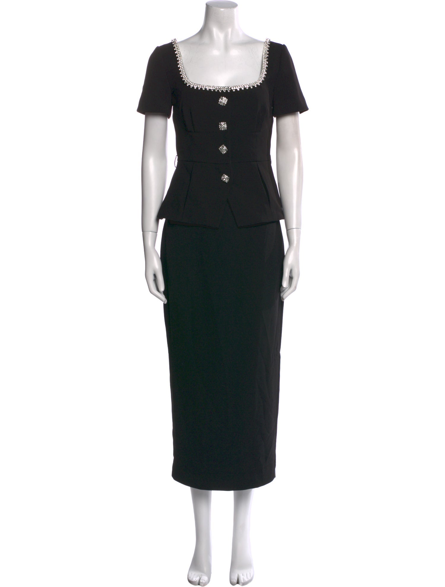 Self-Portrait Square Neckline Long Dress w/ Tags