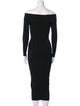 Self-Portrait Off-The-Shoulder Midi Length Dress