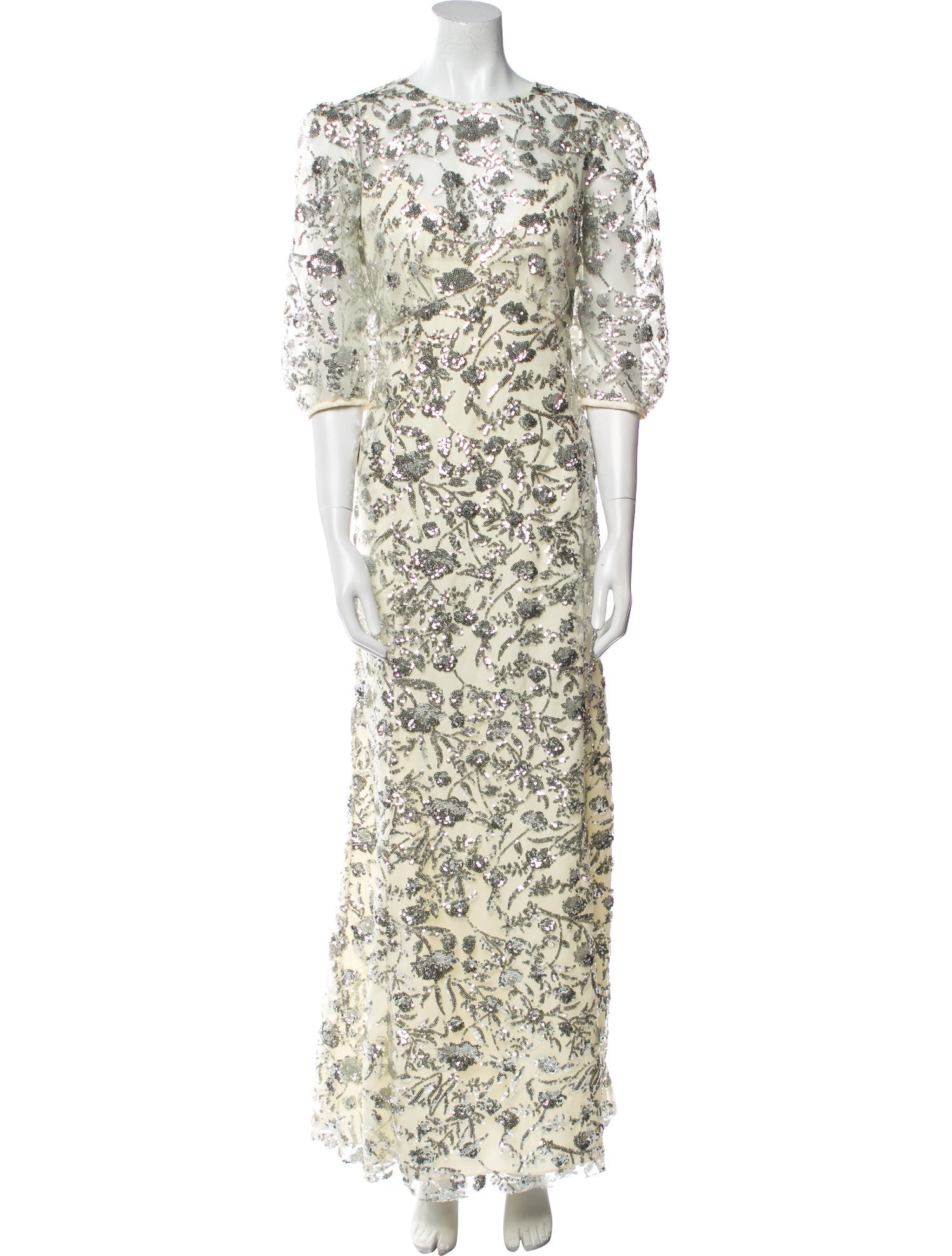 Self-Portrait Floral Print Long Dress