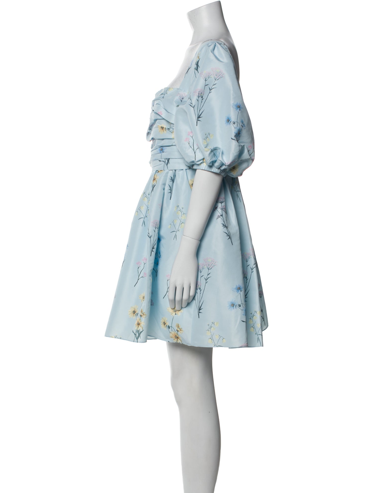 Self-Portrait Floral Print Mini Dress