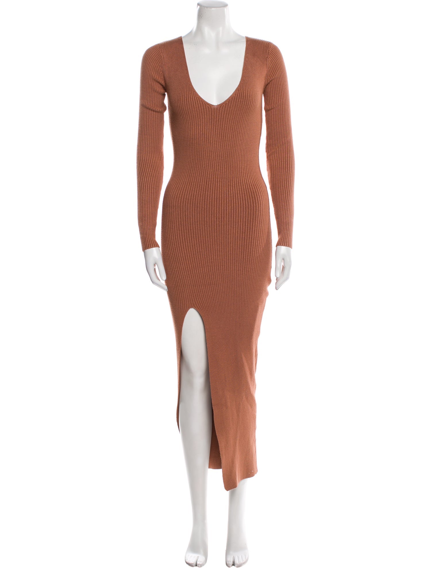 Self-Portrait V-Neck Long Dress