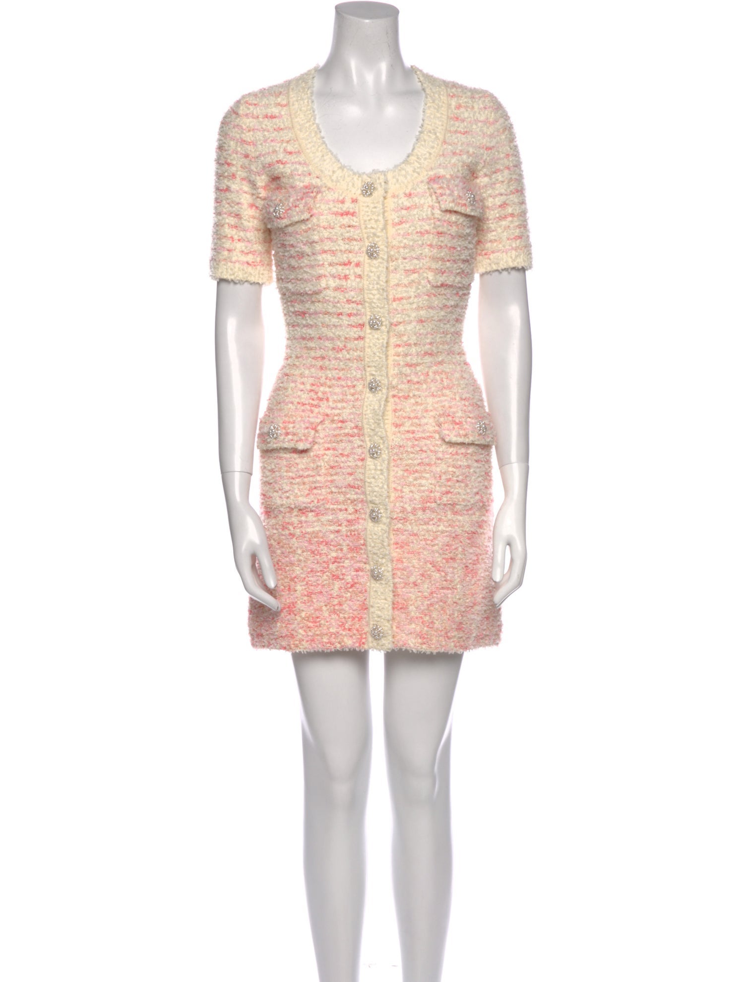 Self-Portrait Ombre Mini Dress