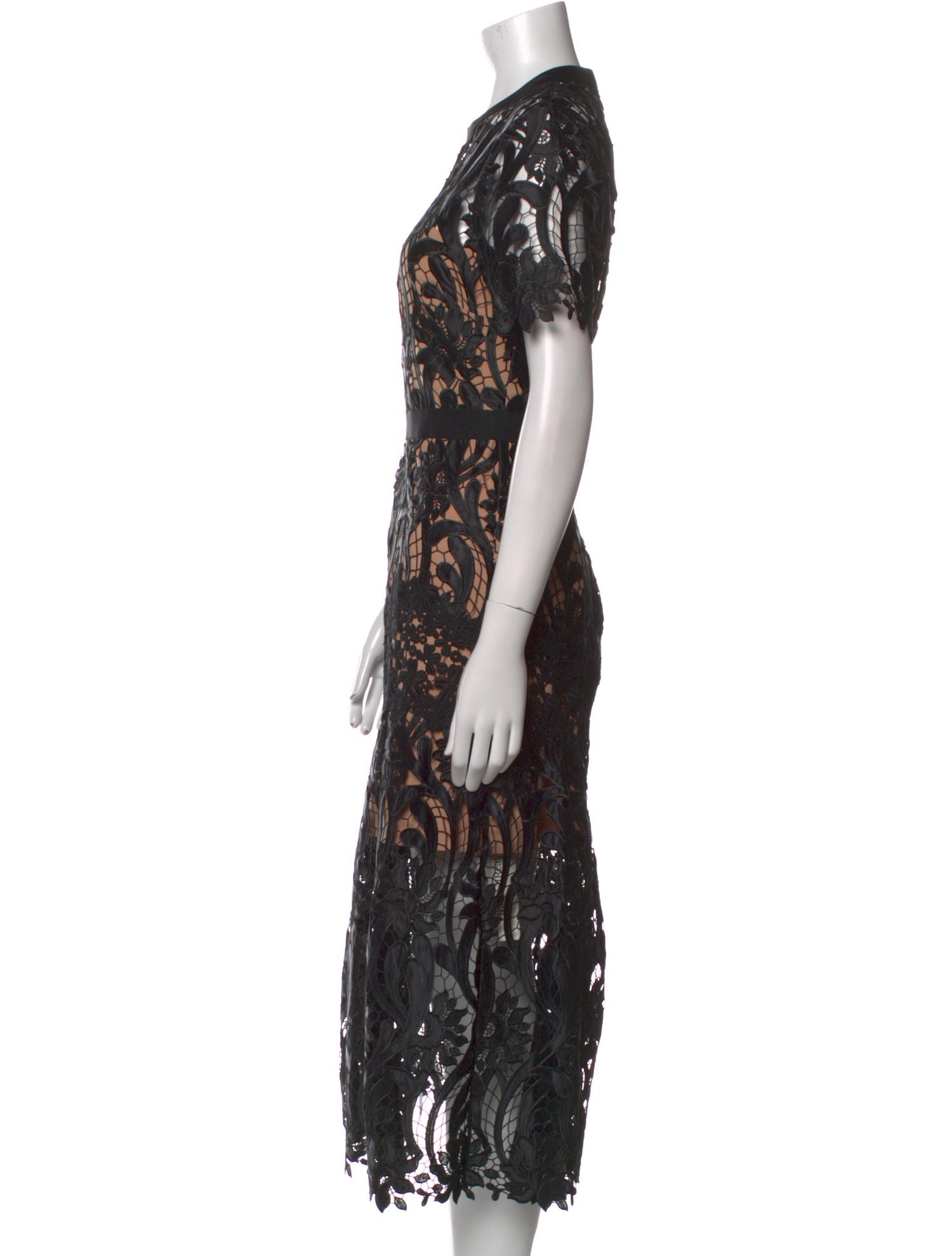 Self-Portrait Lace Pattern Midi Length Dress w/ Tags