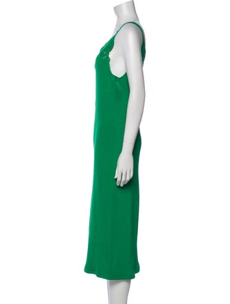 Self-Portrait One-Shoulder Midi Length Dress