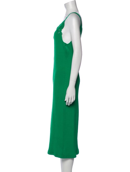 Self-Portrait One-Shoulder Midi Length Dress