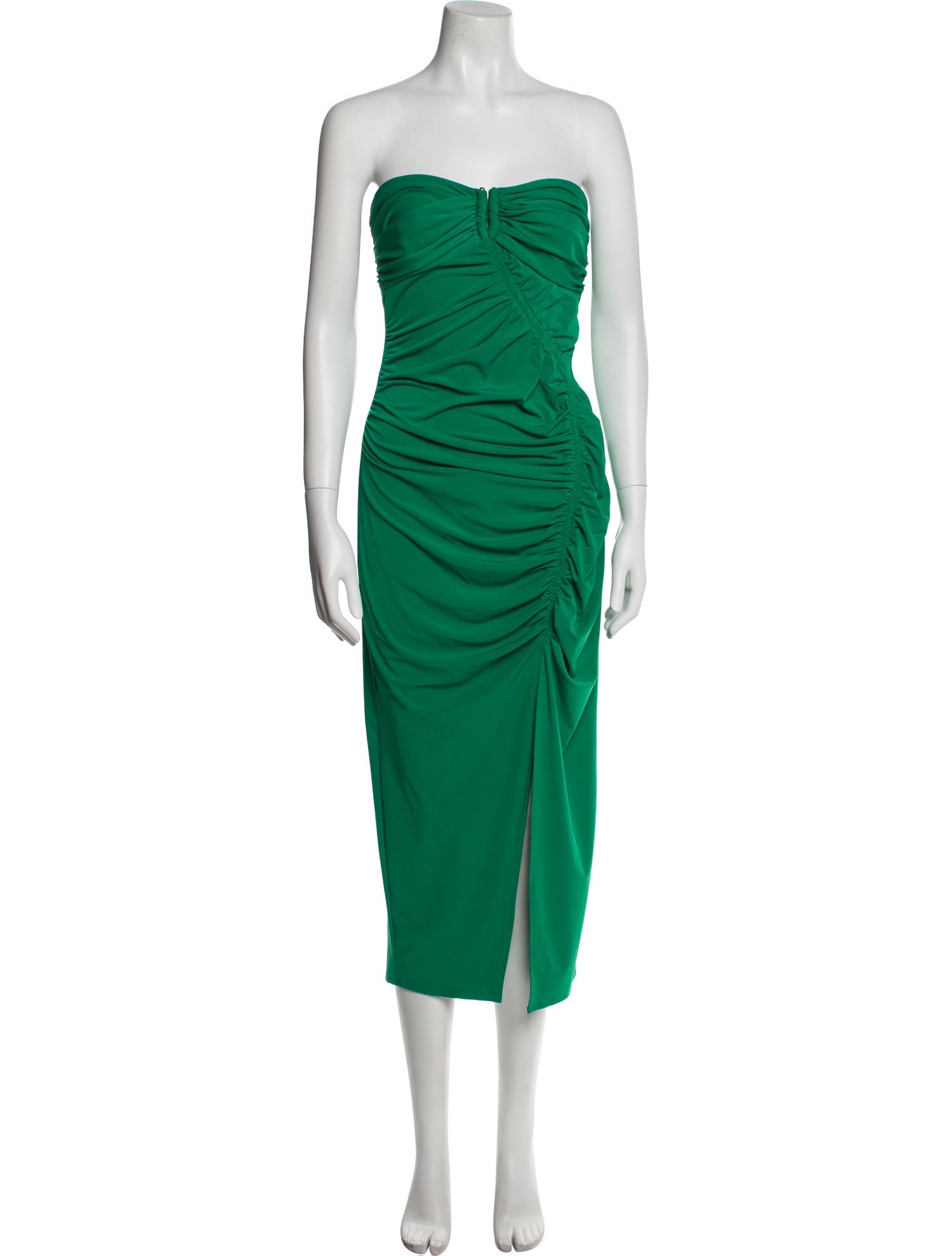 Self-Portrait Strapless Midi Length Dress