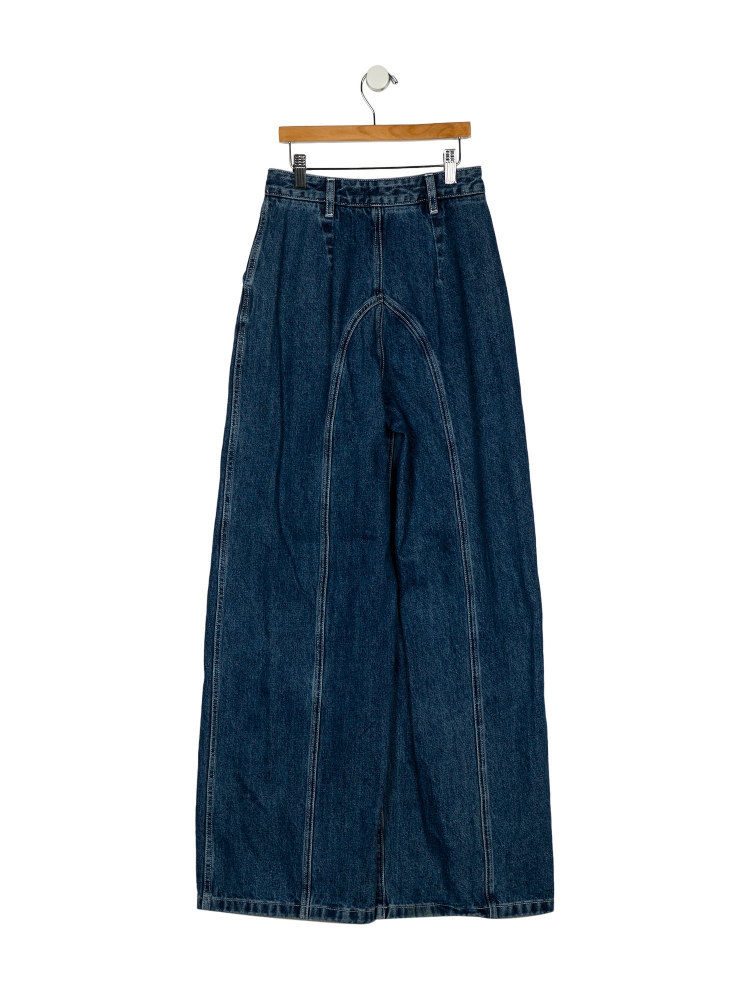Self-Portrait High-Rise Wide Leg Jeans
