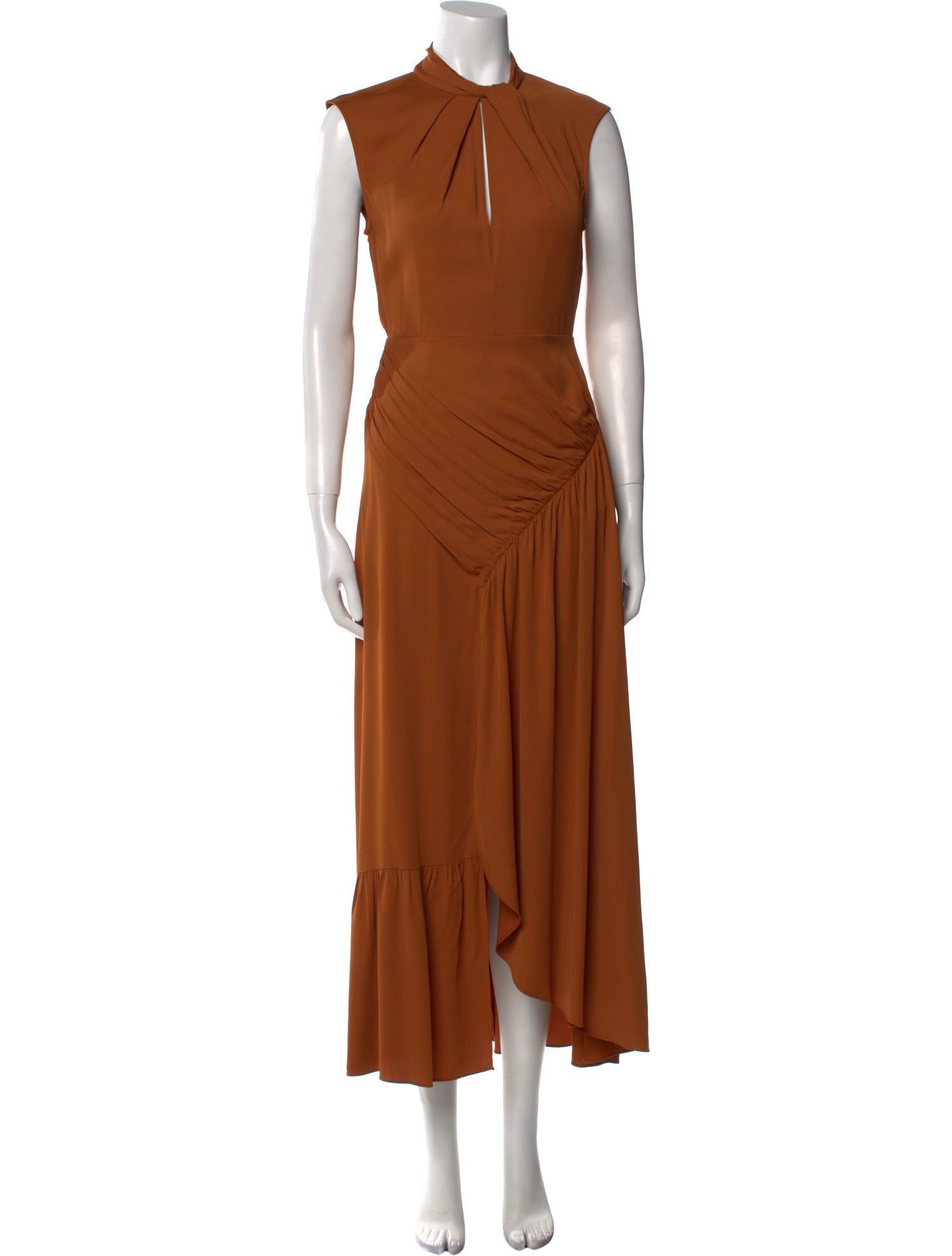 Self-Portrait Crew Neck Long Dress