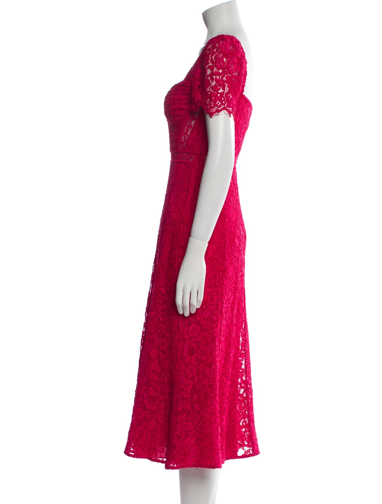 Self-Portrait Lace Midi Length Dress