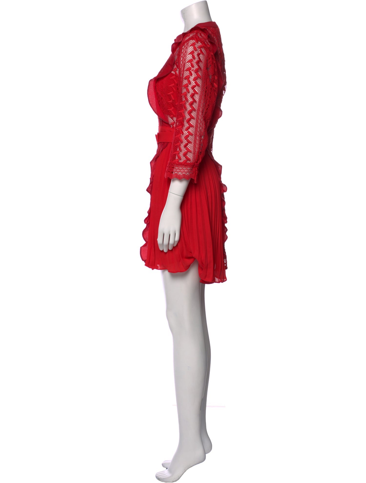 Self-Portrait Lace Pattern Mini Dress w/ Tags