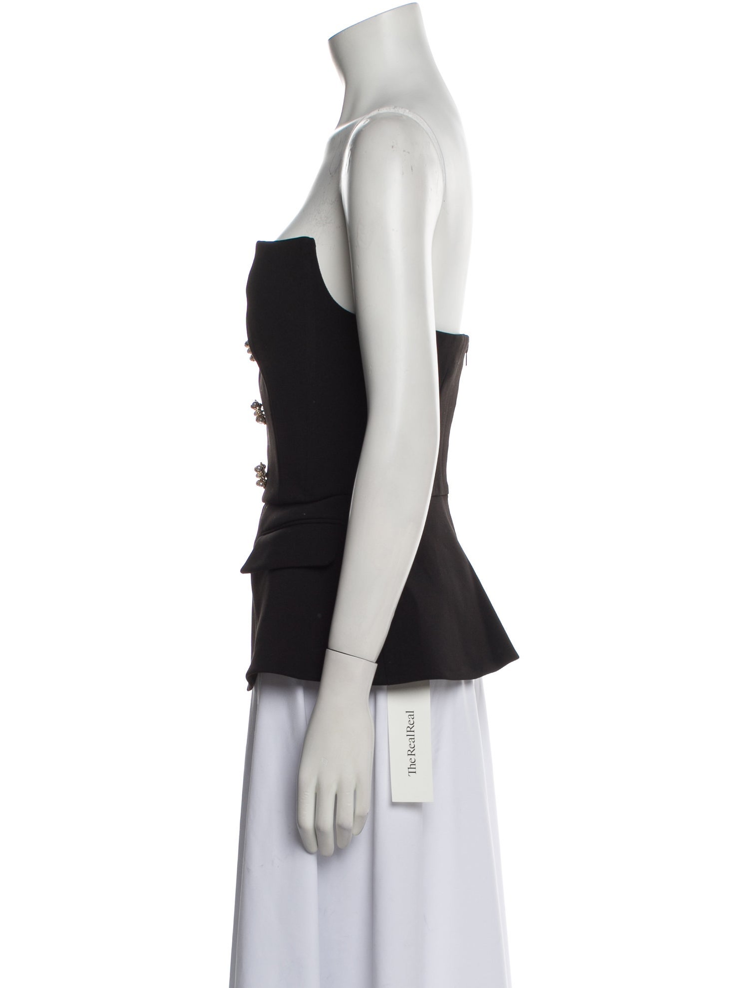 Self-Portrait Strapless Top