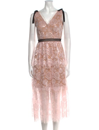 Self-Portrait Sequin Long Dress