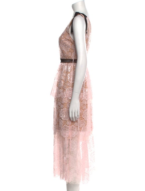 Self-Portrait Sequin Long Dress