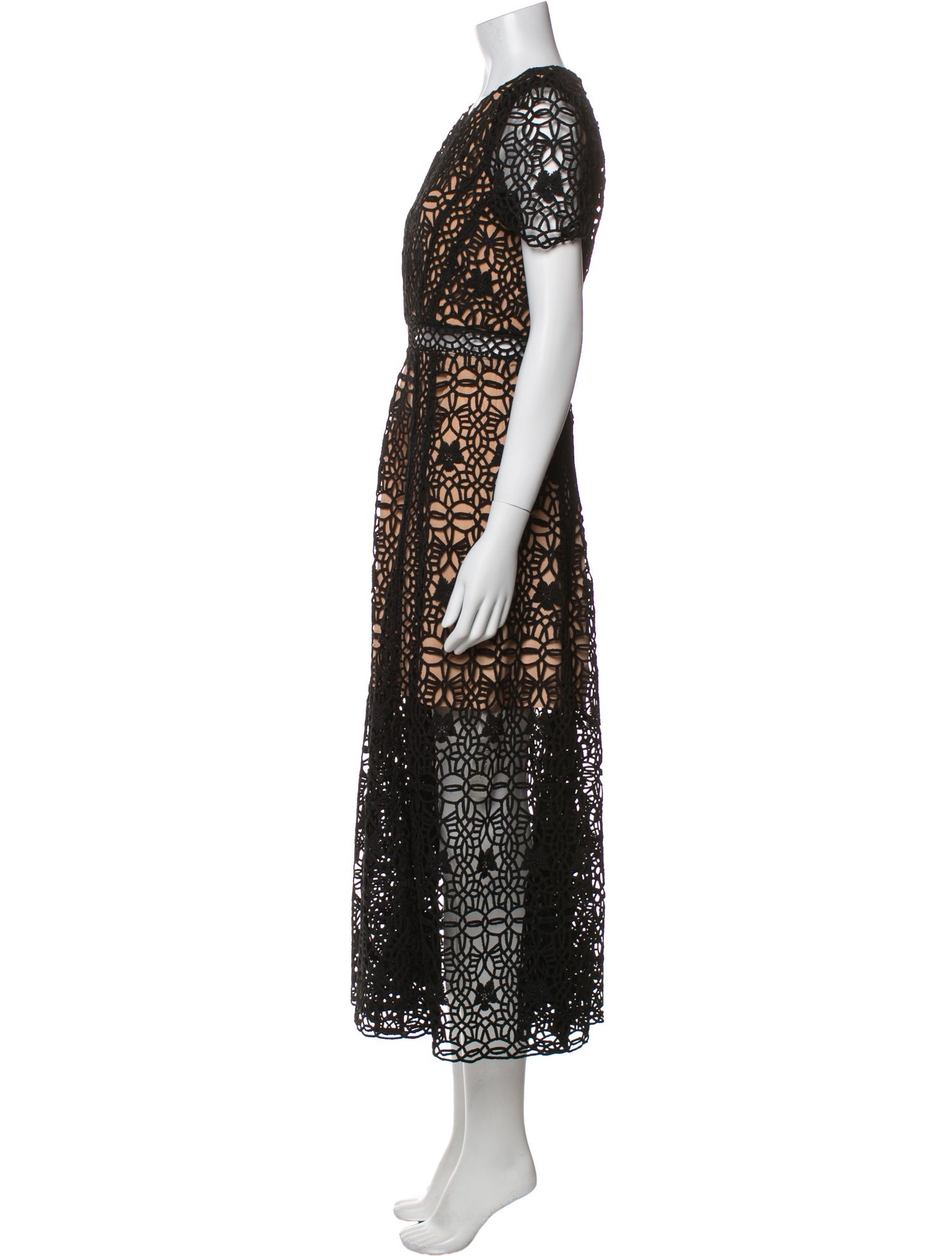 Self-Portrait Lace Pattern Long Dress w/ Tags