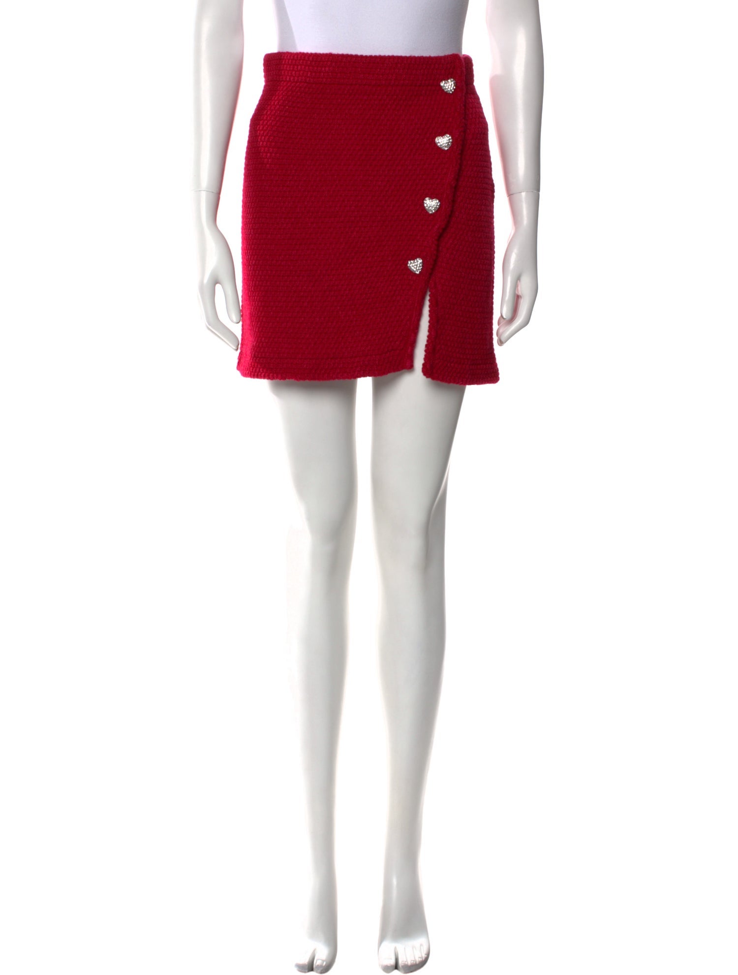 Self-Portrait Wool Mini Skirt