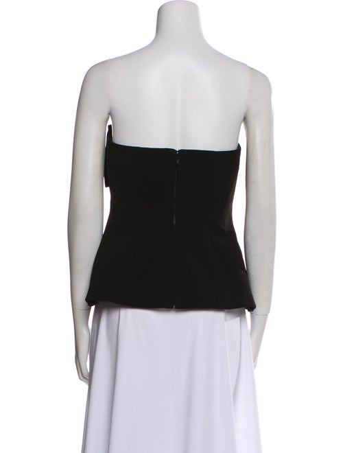 Self-Portrait Strapless Crop Top