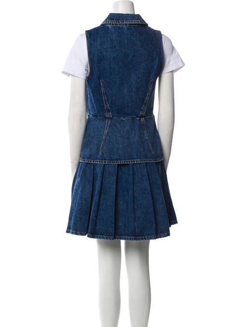 Self-Portrait Pleated Accents Skirt Set