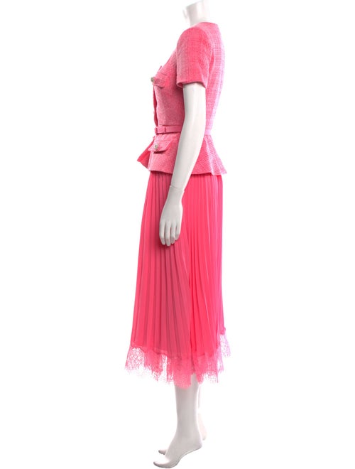 Self-Portrait Square Neckline Knee-Length Dress